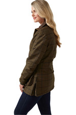 2022 Alan Paine Womens Axford Coat AXFLCOT - Green Check